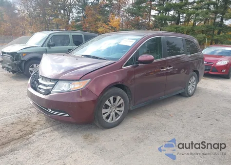 2016 Honda Odyssey Ex-L из США, поврежденный, VIN 5FNRL5H69GB130522